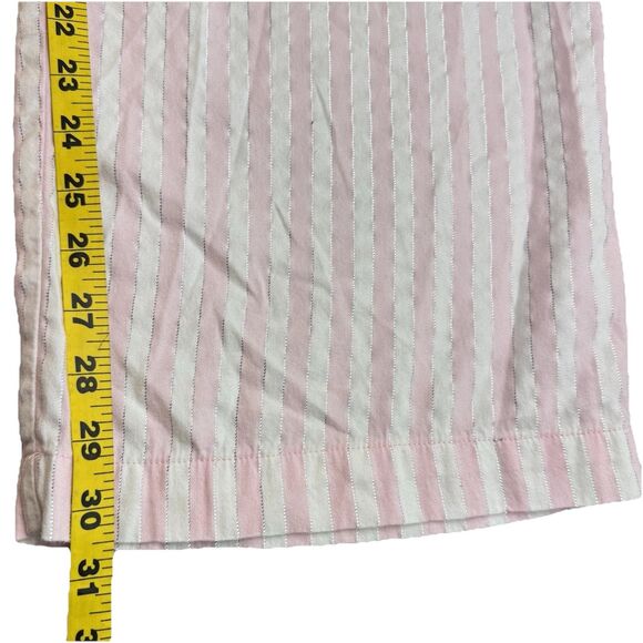Victoria’s Secret Flannel 2 Piece Pajama Set Womens L Iconic Pink Stripe NWOT - Picture 14 of 16